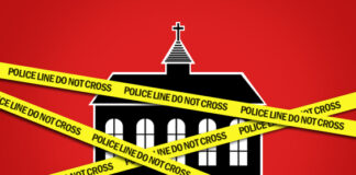 POLISI BLOKIR GEREJA