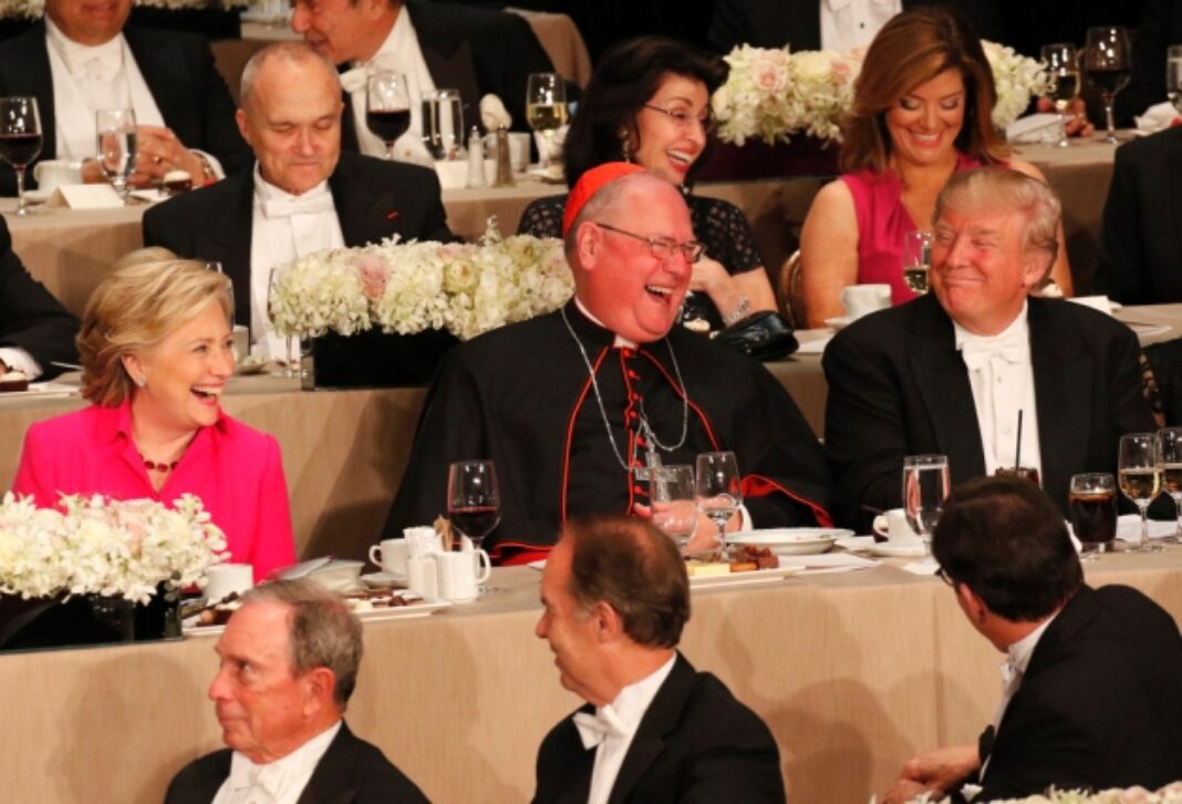 mnw-hillary-clinton-kardinal-timothy-dolan-dan-presiden-donald-trump
