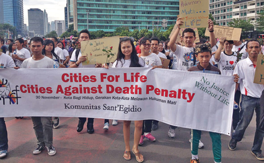 sajut long march menolak hukuman mati mei 2015 hidup katolik