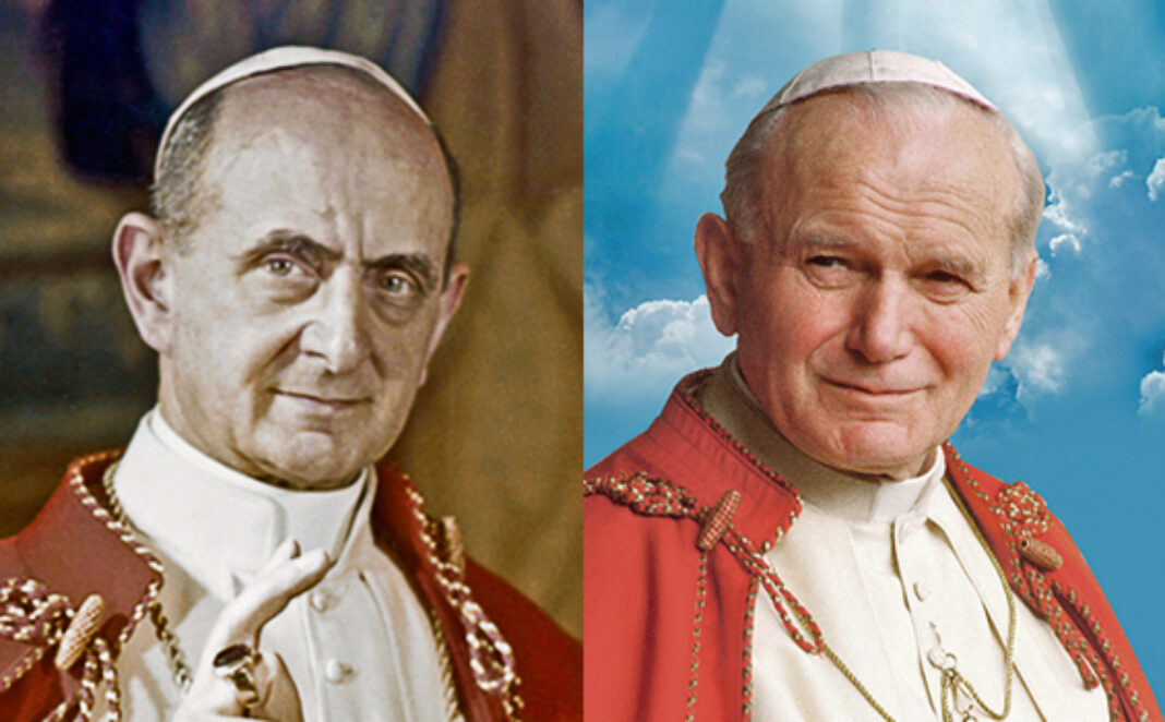 sajut paus paulus vi & yohanes paulus ii maret 2015 hidup katolik