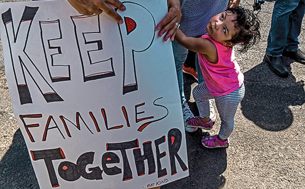 PROTEST IMMIGRATION FAMILIES NEW JERSEY