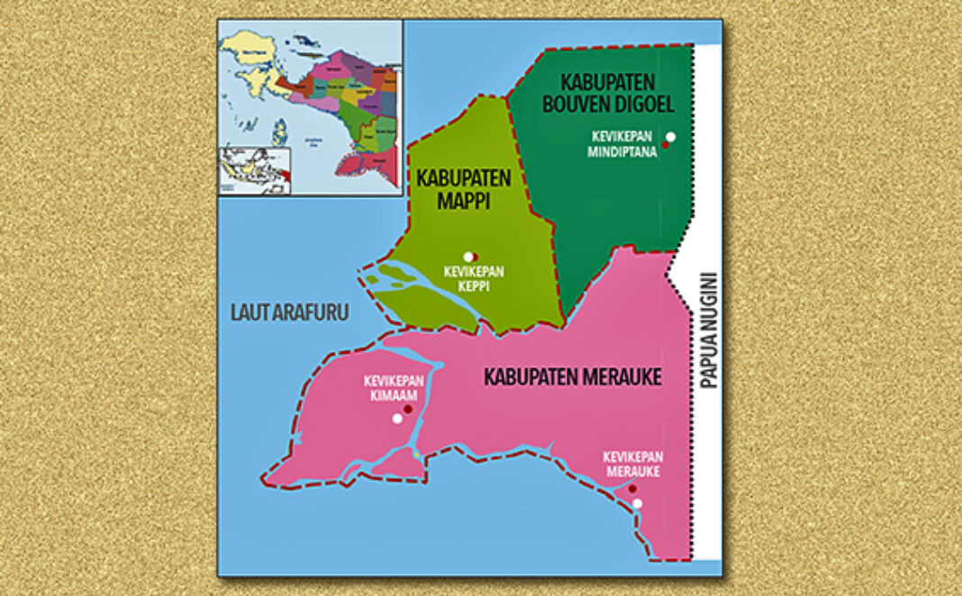 sajut peta keuskupan agung merauke oktober 2019 hidup katolik