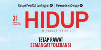 MAJALAH HIDUP EDISI N0. 31 TAHUN 2020