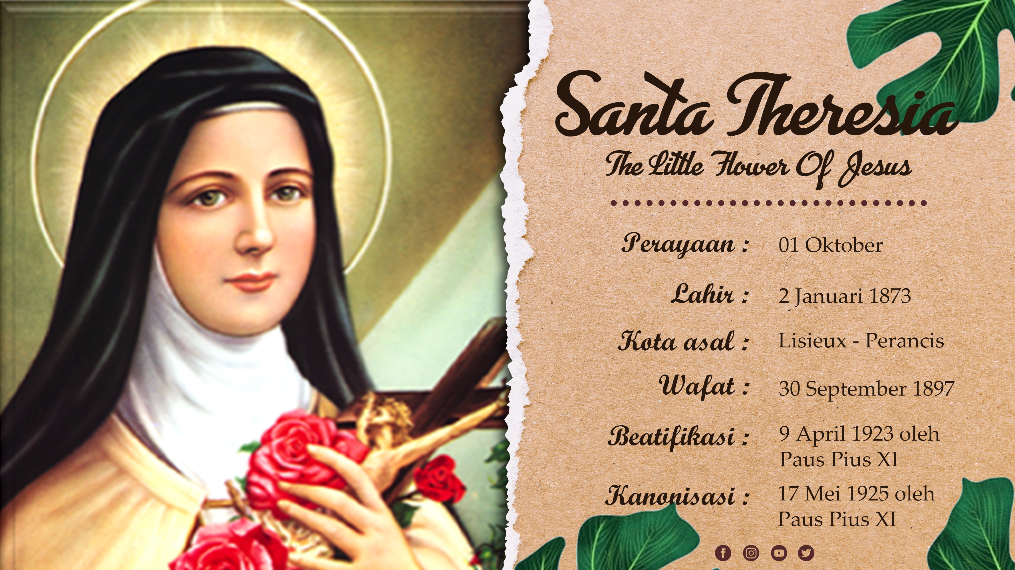Santa Theresia dari Kanakkanak Yesus