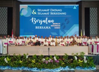Para Uskup se-Indonesia dalam Sidang KWI 2023