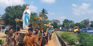 Gending Jawa Memeriahkan Pembukaan Bulan Rosario di Gua Maria Pajar Mataram
