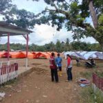 Foto-Pos Pengungsian Terpadu di Dusun Kebun Pisang, Kecamatan Badiri, Kabupaten Tapanuli Tengah yang dibangun bersama Jaringan Caritas Indonesia, Caritas-PSE Sibolga, bersama BNPB.Dok. Caritas Indonesia