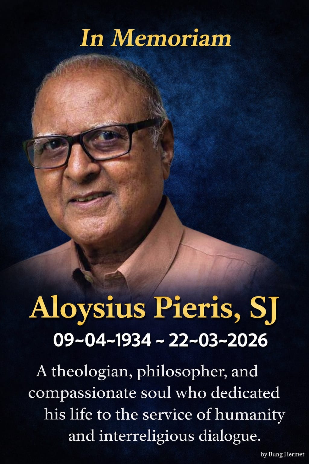 Teologi dari Pinggiran: Warisan Aloysius Pieris di Era Post-Truth