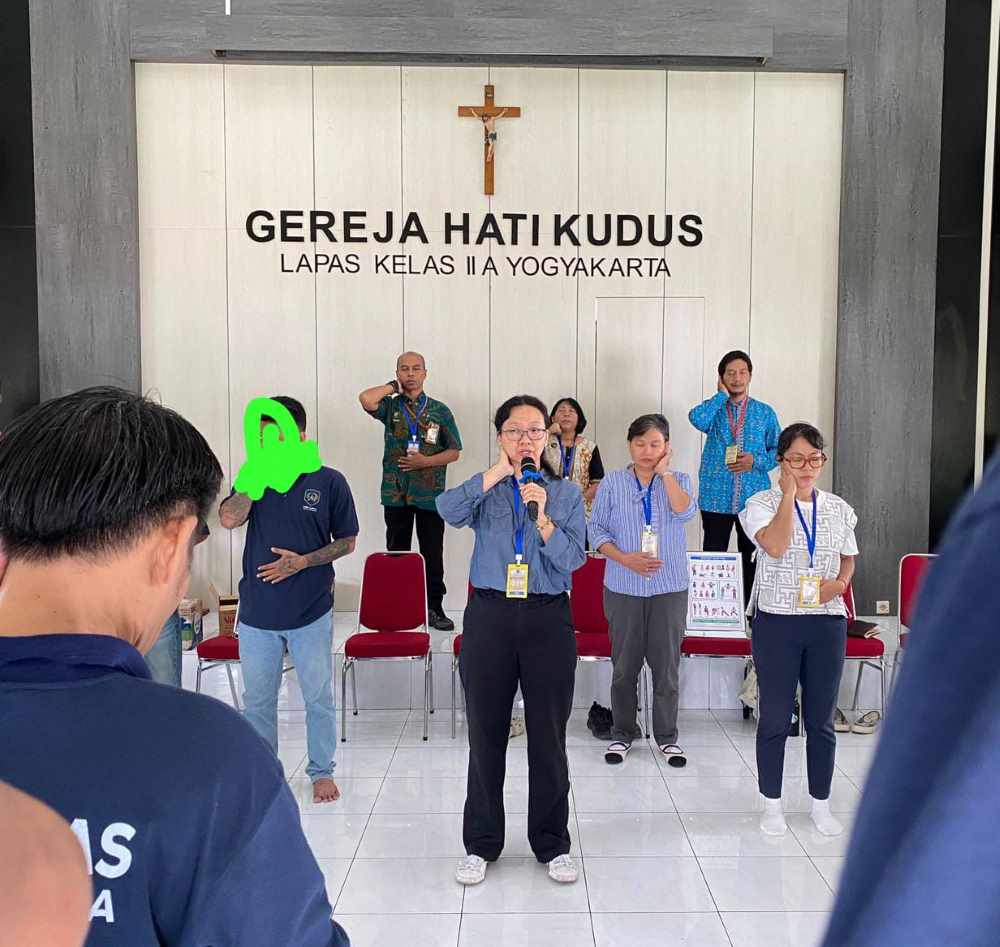Suasana Pendampingan Wabin di Lapas Kelas IIA Yogyakarta