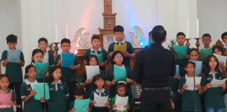 Suara Anak-Anak Cresendo Meriahkan HUT Paroki St. Vincentius a Paulo Gunung Putri